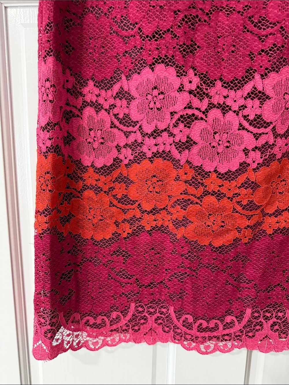 Juicy Couture Women's Black Label Lace Detailed Multi-Colored Mini Dress, Size 0 - Picture 3 of 7